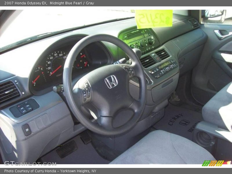 Midnight Blue Pearl / Gray 2007 Honda Odyssey EX