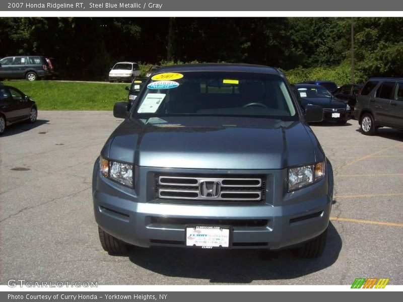Steel Blue Metallic / Gray 2007 Honda Ridgeline RT