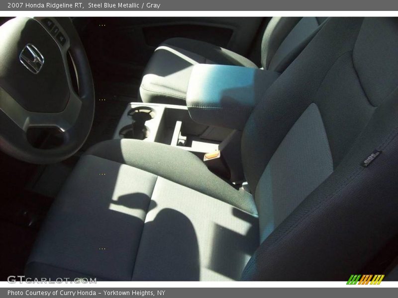 Steel Blue Metallic / Gray 2007 Honda Ridgeline RT