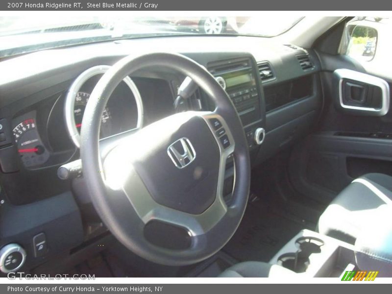 Steel Blue Metallic / Gray 2007 Honda Ridgeline RT