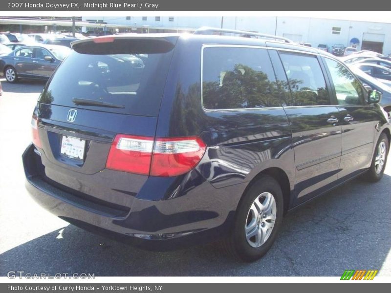 Midnight Blue Pearl / Gray 2007 Honda Odyssey EX
