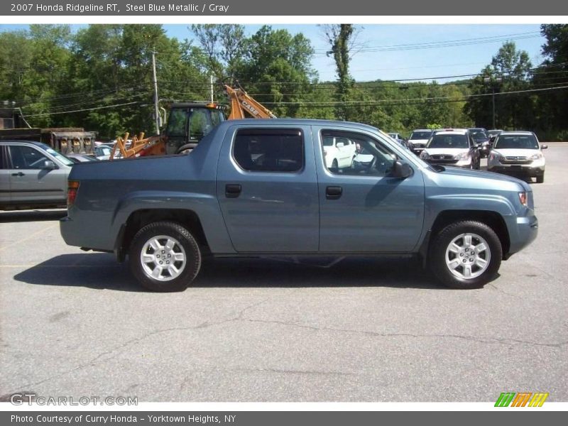Steel Blue Metallic / Gray 2007 Honda Ridgeline RT