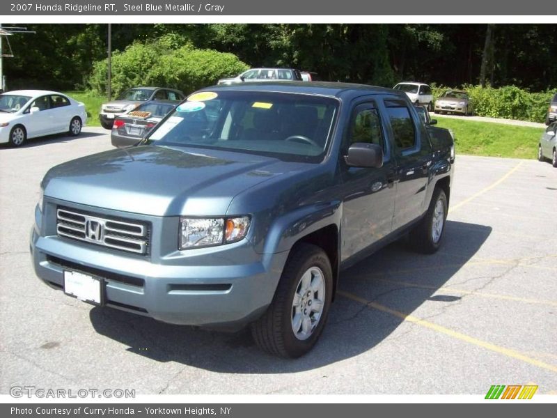Steel Blue Metallic / Gray 2007 Honda Ridgeline RT