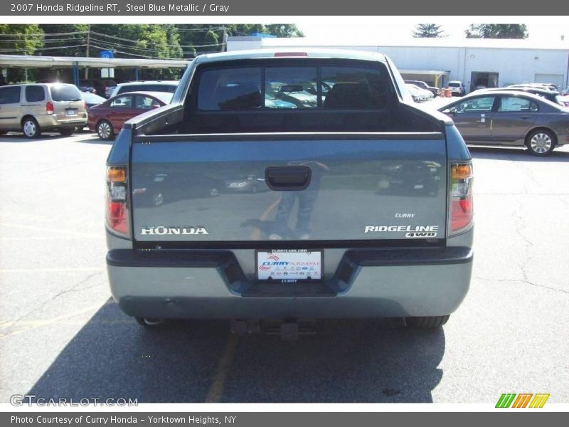 Steel Blue Metallic / Gray 2007 Honda Ridgeline RT