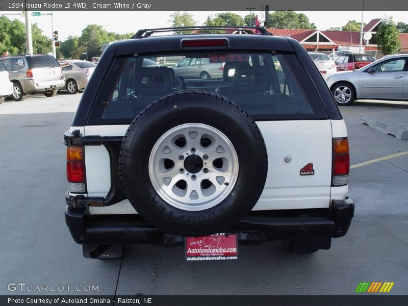 Cream White / Gray 1994 Isuzu Rodeo LS 4WD