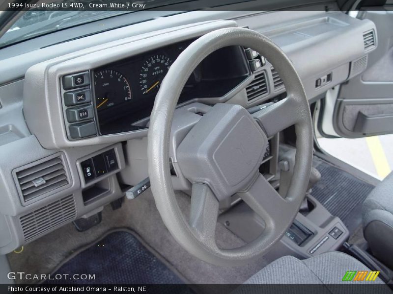 Cream White / Gray 1994 Isuzu Rodeo LS 4WD
