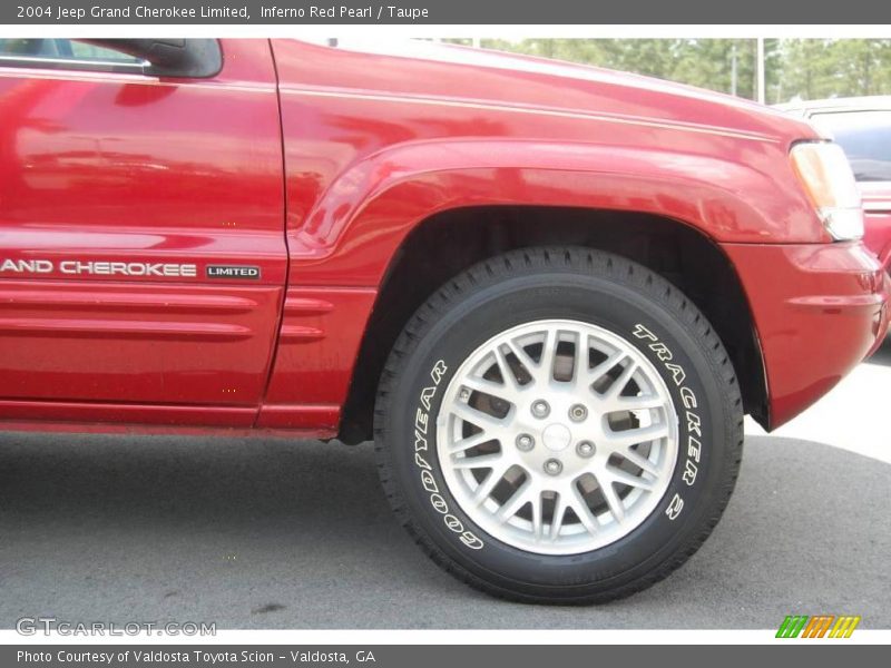 Inferno Red Pearl / Taupe 2004 Jeep Grand Cherokee Limited