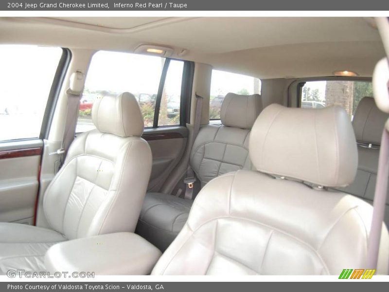 Inferno Red Pearl / Taupe 2004 Jeep Grand Cherokee Limited