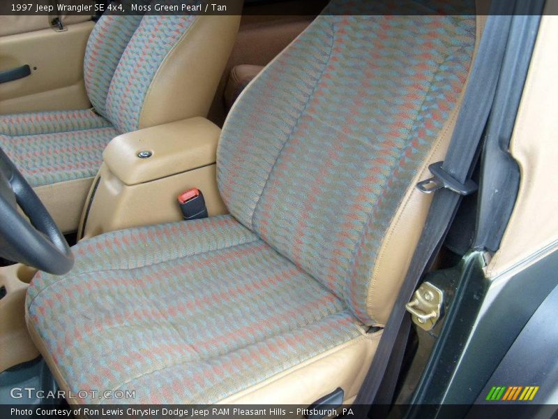 Moss Green Pearl / Tan 1997 Jeep Wrangler SE 4x4