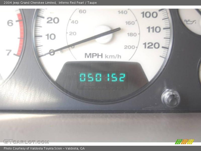 Inferno Red Pearl / Taupe 2004 Jeep Grand Cherokee Limited