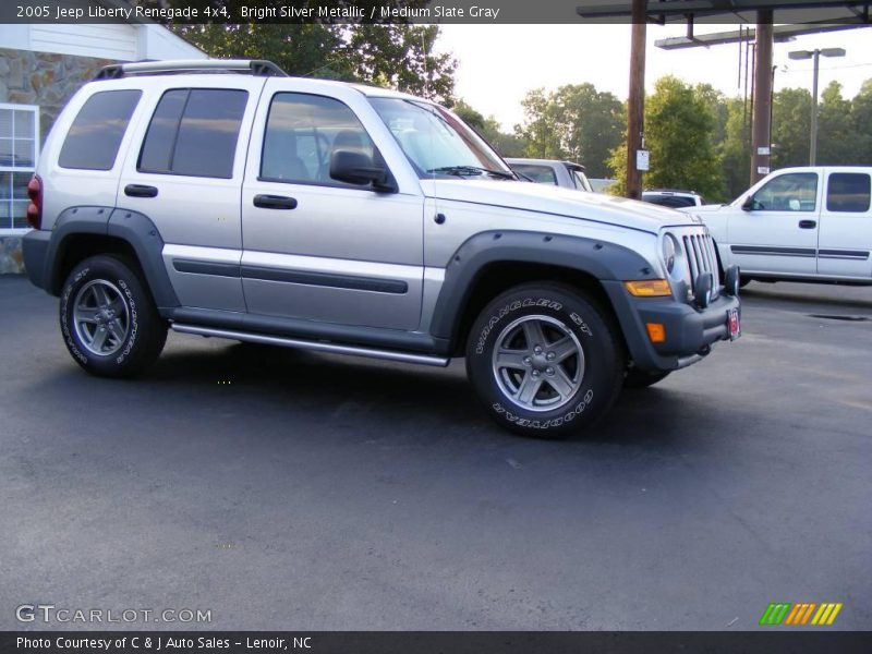 Bright Silver Metallic / Medium Slate Gray 2005 Jeep Liberty Renegade 4x4