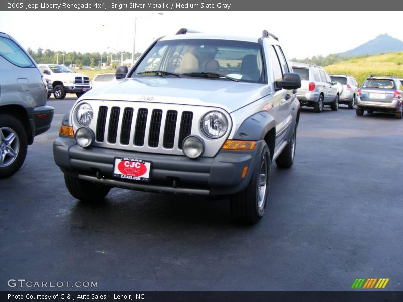 Bright Silver Metallic / Medium Slate Gray 2005 Jeep Liberty Renegade 4x4