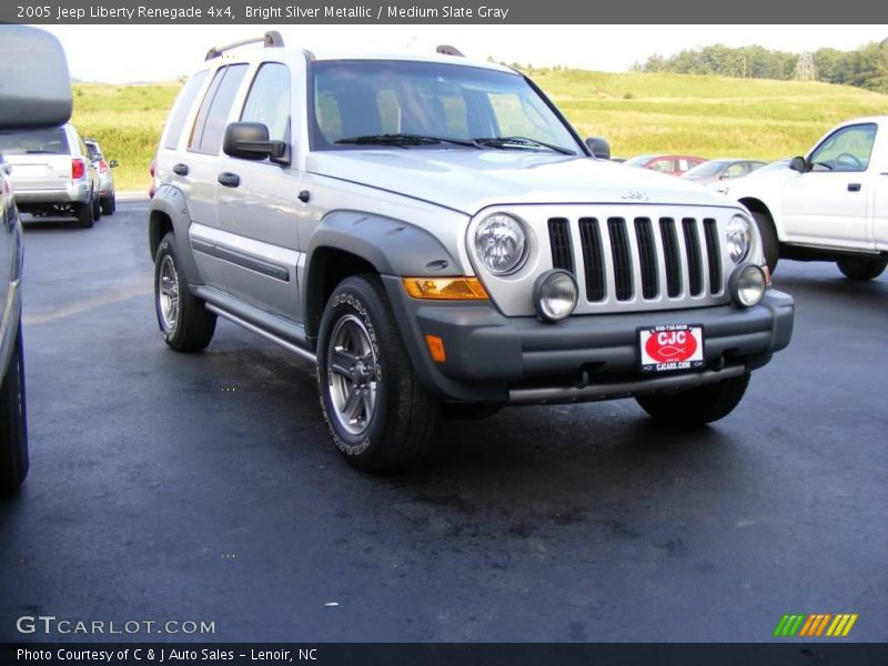 Bright Silver Metallic / Medium Slate Gray 2005 Jeep Liberty Renegade 4x4