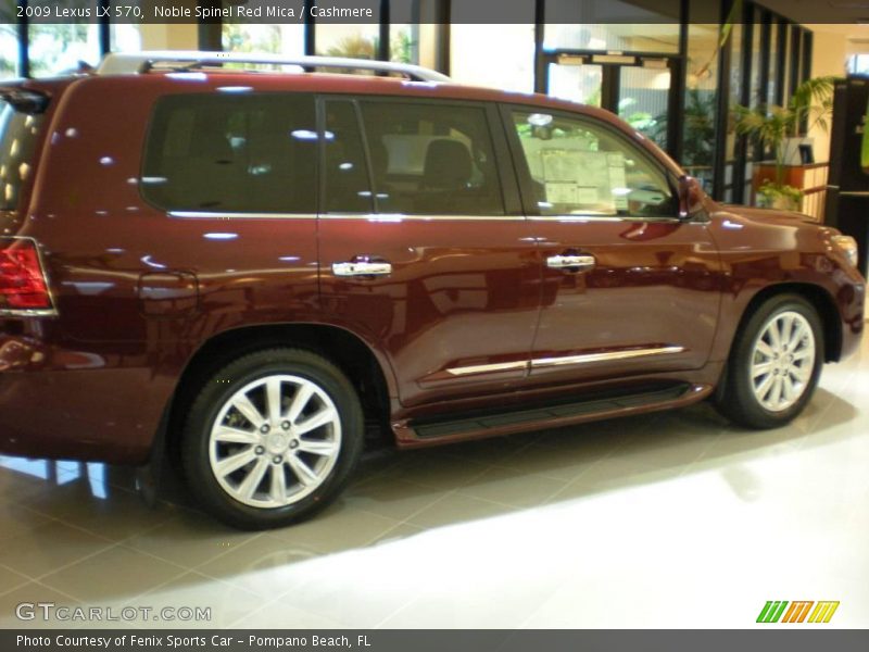 Noble Spinel Red Mica / Cashmere 2009 Lexus LX 570