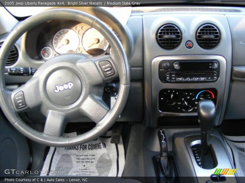 Bright Silver Metallic / Medium Slate Gray 2005 Jeep Liberty Renegade 4x4