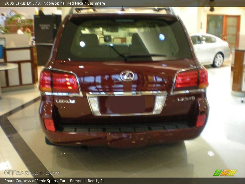 Noble Spinel Red Mica / Cashmere 2009 Lexus LX 570