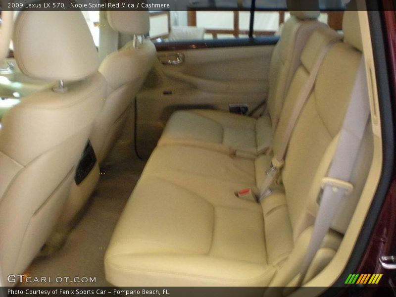 Noble Spinel Red Mica / Cashmere 2009 Lexus LX 570