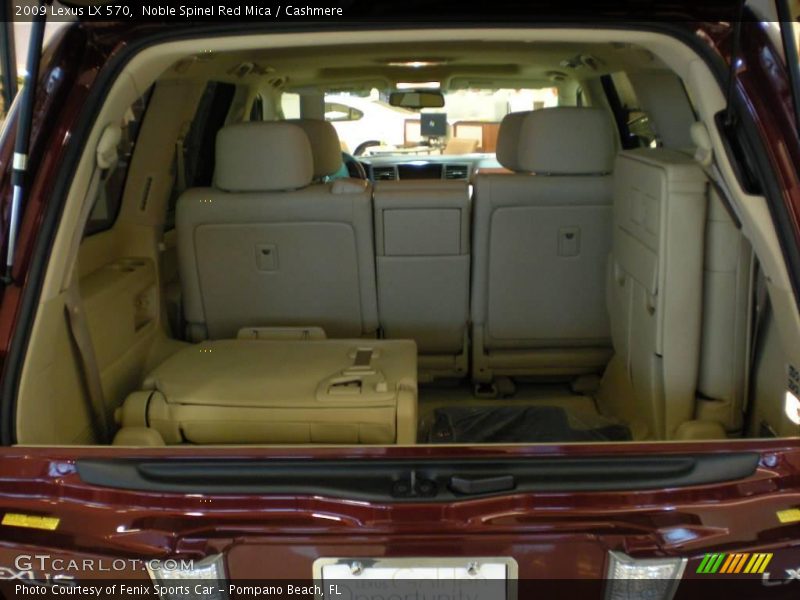 Noble Spinel Red Mica / Cashmere 2009 Lexus LX 570