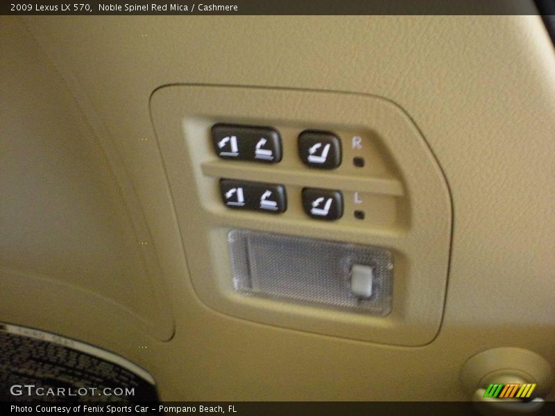 Noble Spinel Red Mica / Cashmere 2009 Lexus LX 570