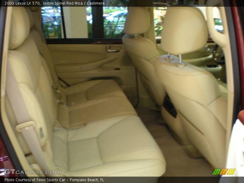Noble Spinel Red Mica / Cashmere 2009 Lexus LX 570