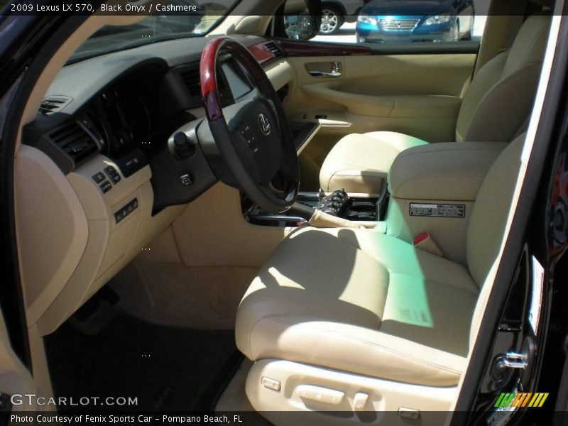Black Onyx / Cashmere 2009 Lexus LX 570