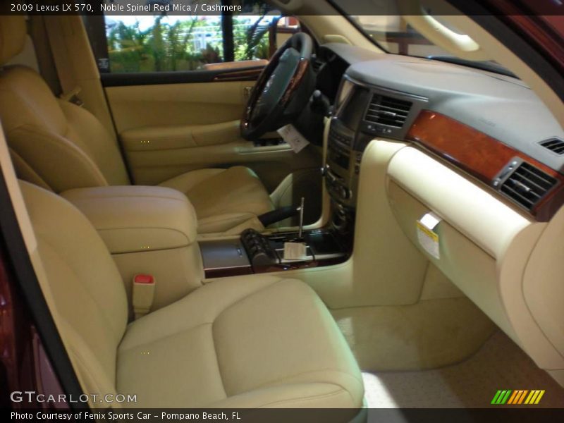 Noble Spinel Red Mica / Cashmere 2009 Lexus LX 570