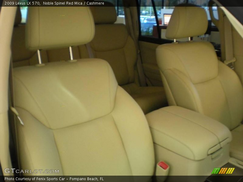 Noble Spinel Red Mica / Cashmere 2009 Lexus LX 570