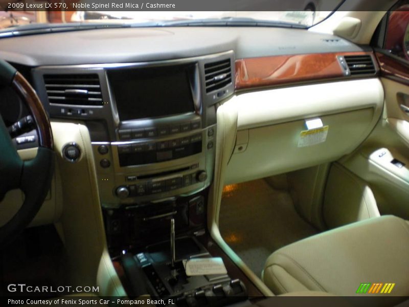 Noble Spinel Red Mica / Cashmere 2009 Lexus LX 570
