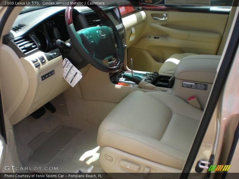 Golden Almond Metallic / Cashmere 2009 Lexus LX 570