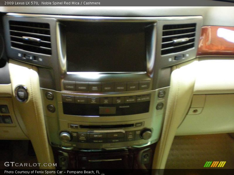 Noble Spinel Red Mica / Cashmere 2009 Lexus LX 570