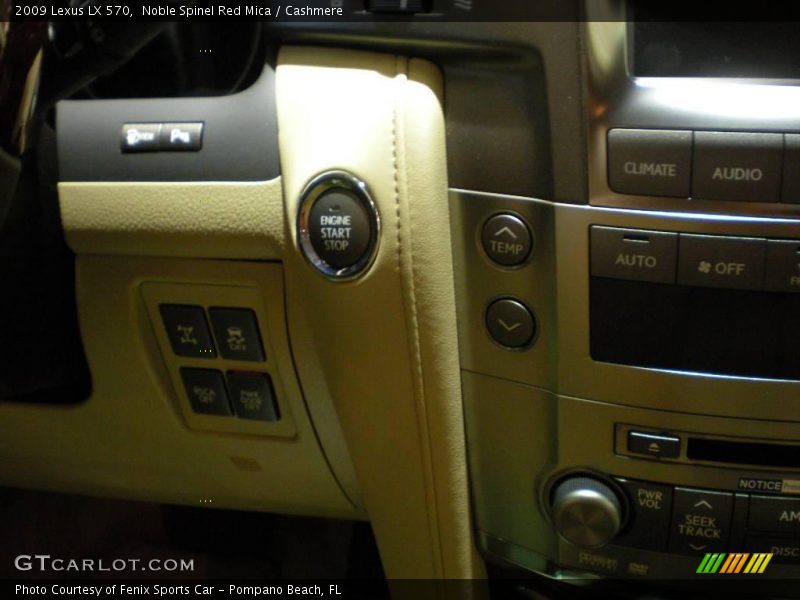 Noble Spinel Red Mica / Cashmere 2009 Lexus LX 570
