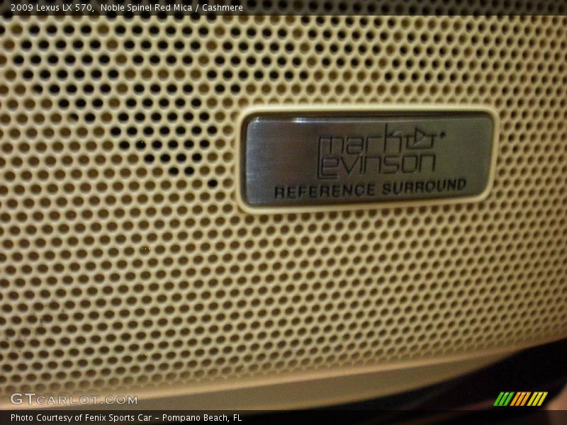 Noble Spinel Red Mica / Cashmere 2009 Lexus LX 570