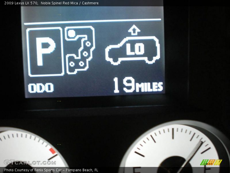 Noble Spinel Red Mica / Cashmere 2009 Lexus LX 570