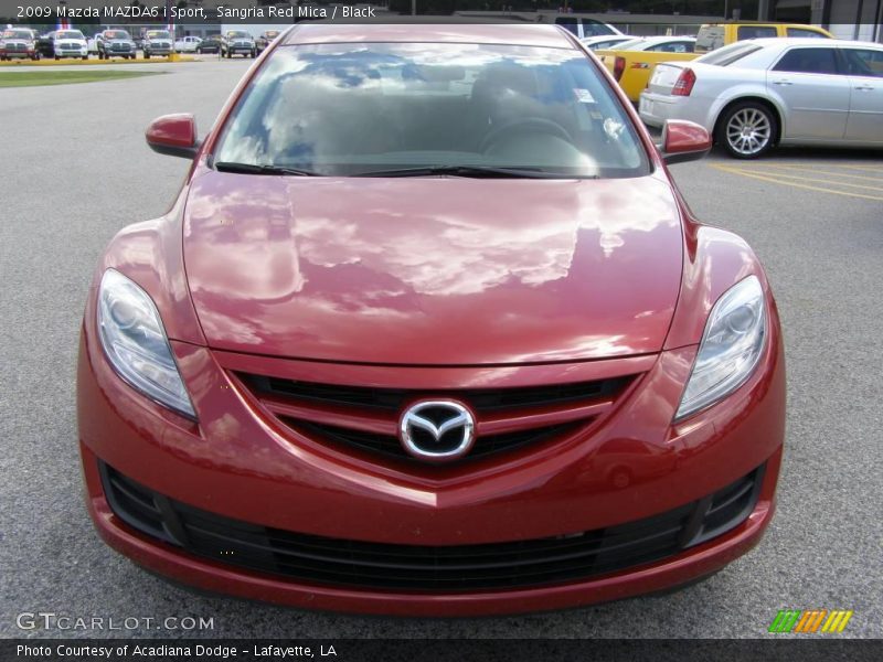 Sangria Red Mica / Black 2009 Mazda MAZDA6 i Sport