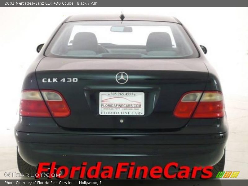 Black / Ash 2002 Mercedes-Benz CLK 430 Coupe