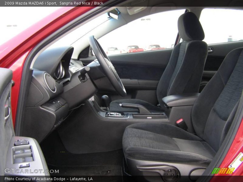 Sangria Red Mica / Black 2009 Mazda MAZDA6 i Sport