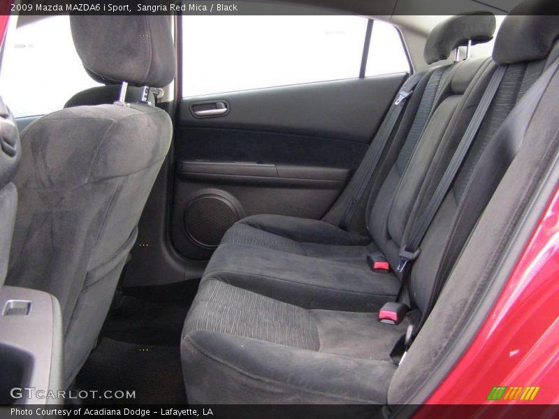 Sangria Red Mica / Black 2009 Mazda MAZDA6 i Sport