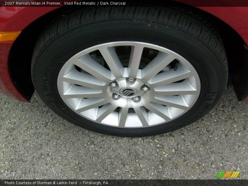 Vivid Red Metallic / Dark Charcoal 2007 Mercury Milan I4 Premier