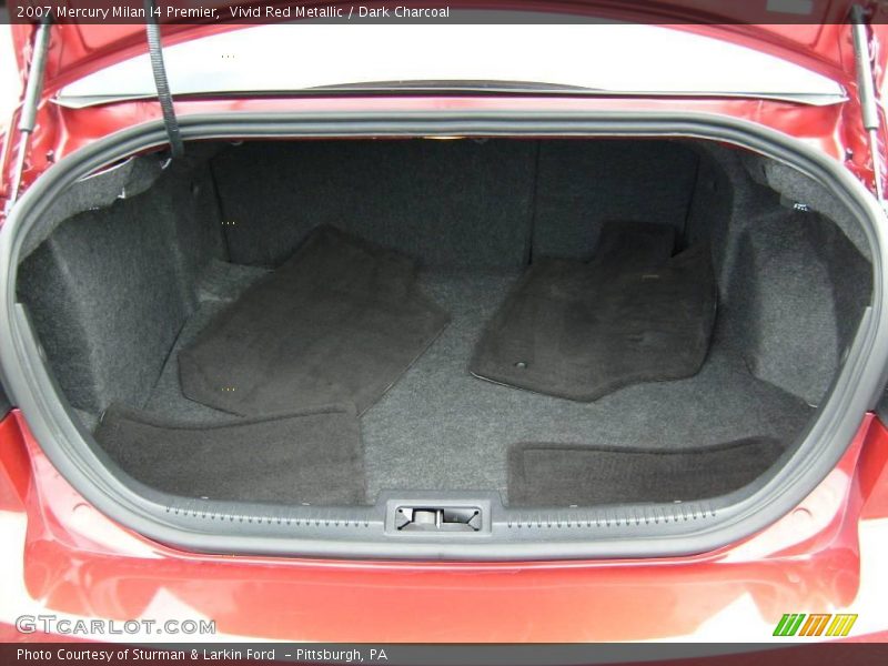 Vivid Red Metallic / Dark Charcoal 2007 Mercury Milan I4 Premier