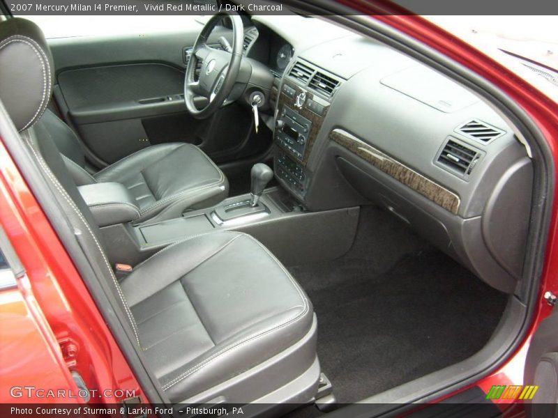 Vivid Red Metallic / Dark Charcoal 2007 Mercury Milan I4 Premier