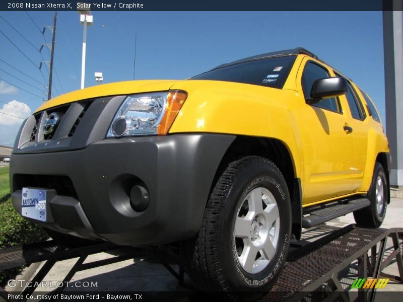 Solar Yellow / Graphite 2008 Nissan Xterra X