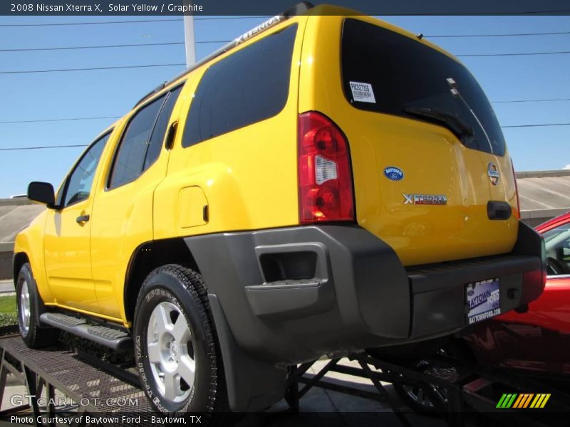 Solar Yellow / Graphite 2008 Nissan Xterra X