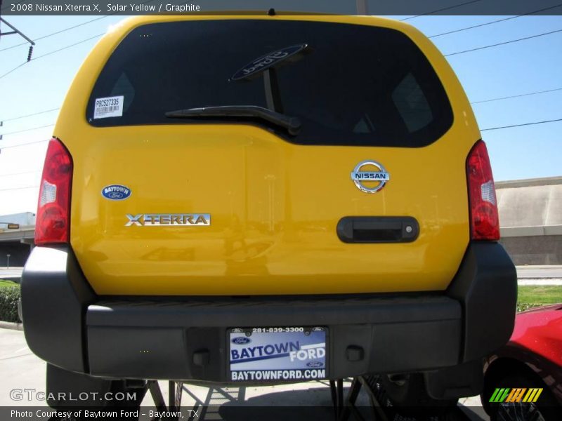 Solar Yellow / Graphite 2008 Nissan Xterra X