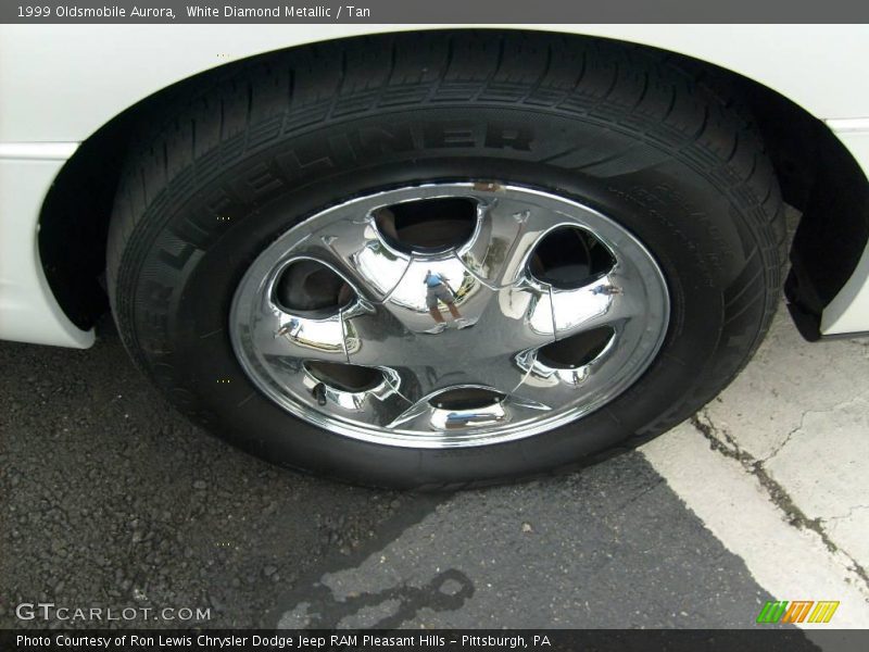 White Diamond Metallic / Tan 1999 Oldsmobile Aurora