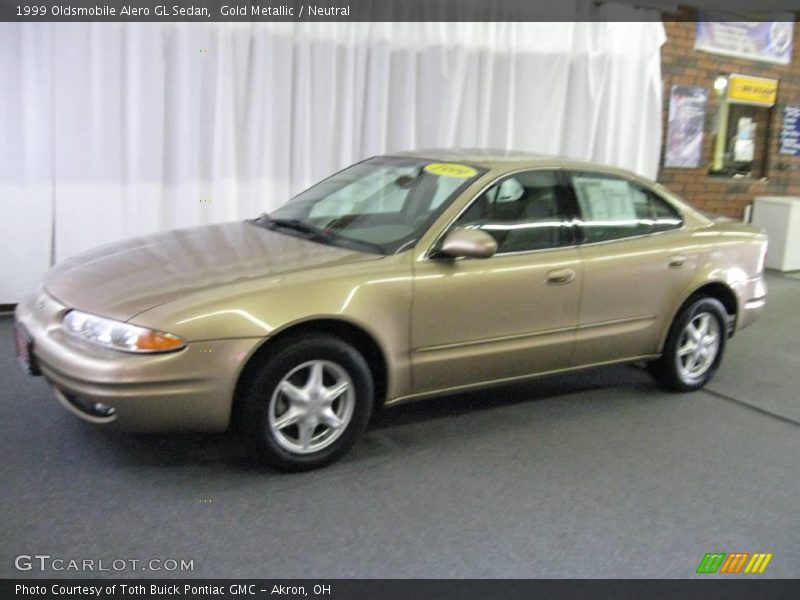 Gold Metallic / Neutral 1999 Oldsmobile Alero GL Sedan