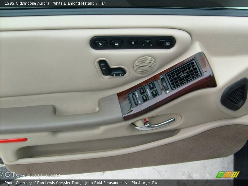White Diamond Metallic / Tan 1999 Oldsmobile Aurora