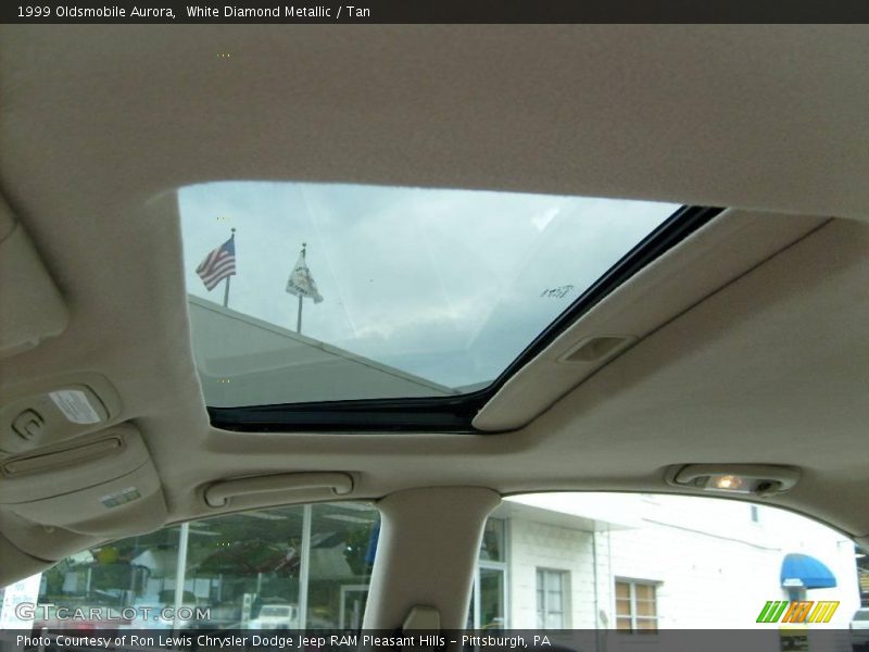 White Diamond Metallic / Tan 1999 Oldsmobile Aurora
