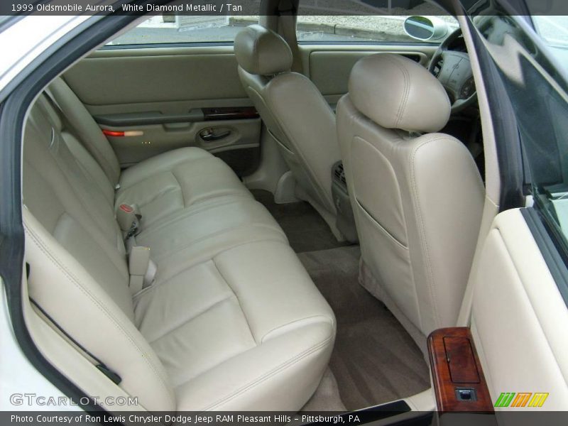White Diamond Metallic / Tan 1999 Oldsmobile Aurora