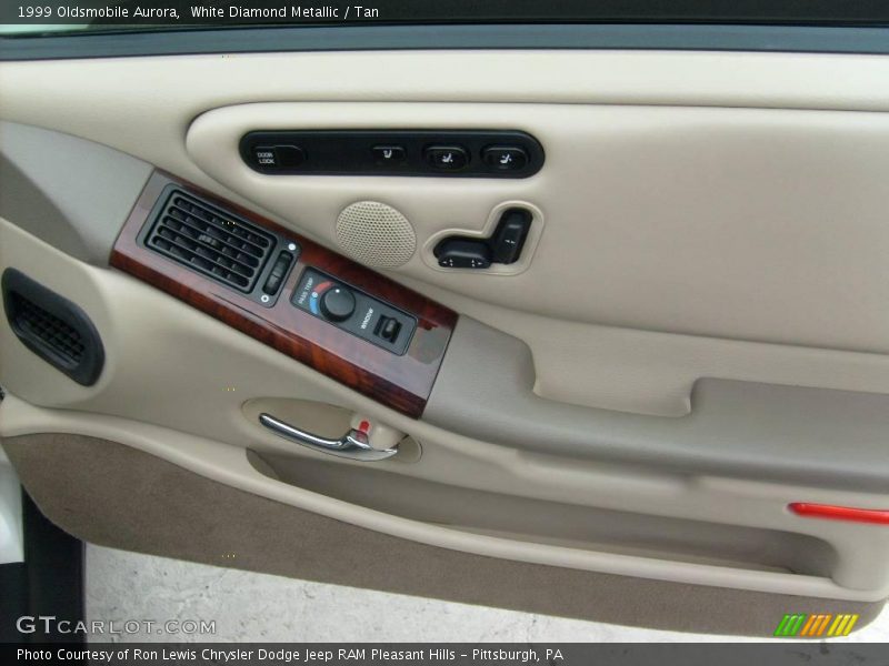 White Diamond Metallic / Tan 1999 Oldsmobile Aurora