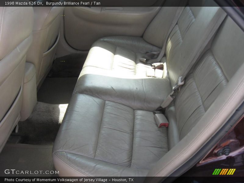 Burgundy Brilliance Pearl / Tan 1998 Mazda 626 DX